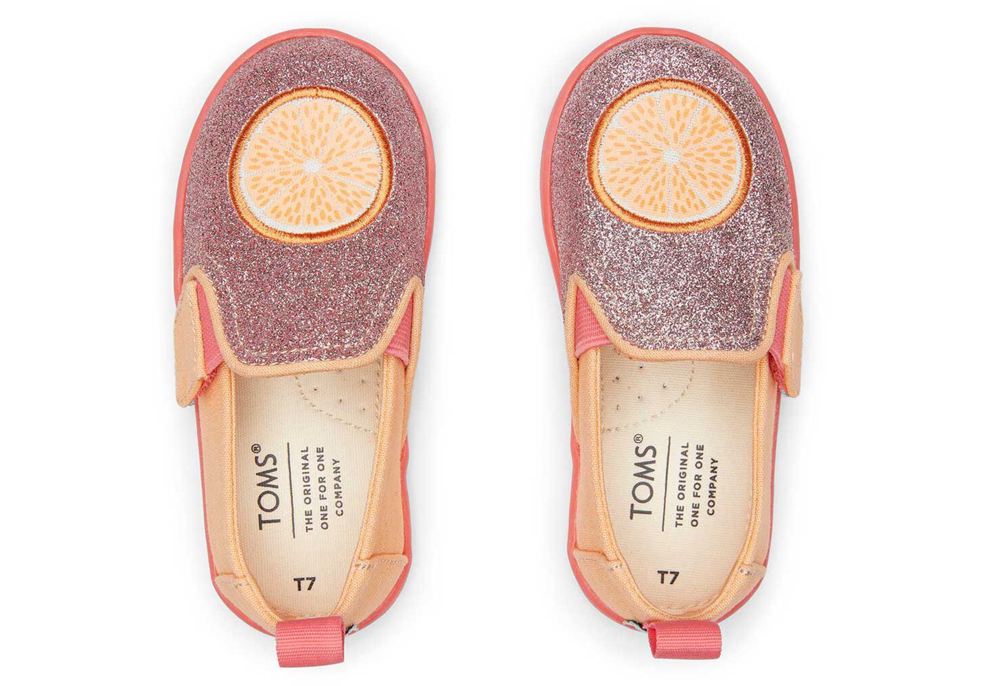 Toms Alpargata Tiny Orange Espadrille Orange - Kids - 50413-VDFU